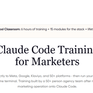 Alex Cleanthous – Claude Code Training for Marketers Review and Complete Overview