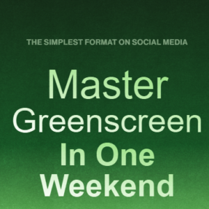 Cut 30 – Greenscreen 101 (2026 June)