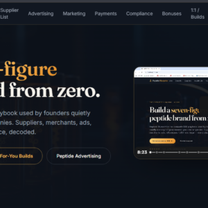 Peptide Blueprint - Build a seven-figure peptide brand from zero