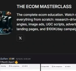 Zakaria Airakaz – Ecom Masterclass (Up to June 2026) – The Complete $100K/Day System